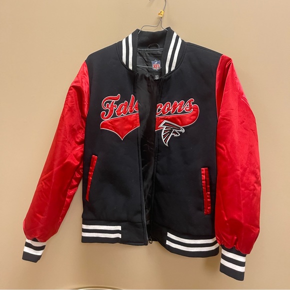 Black & Red Falcons Jacket - Picture 1 of 3